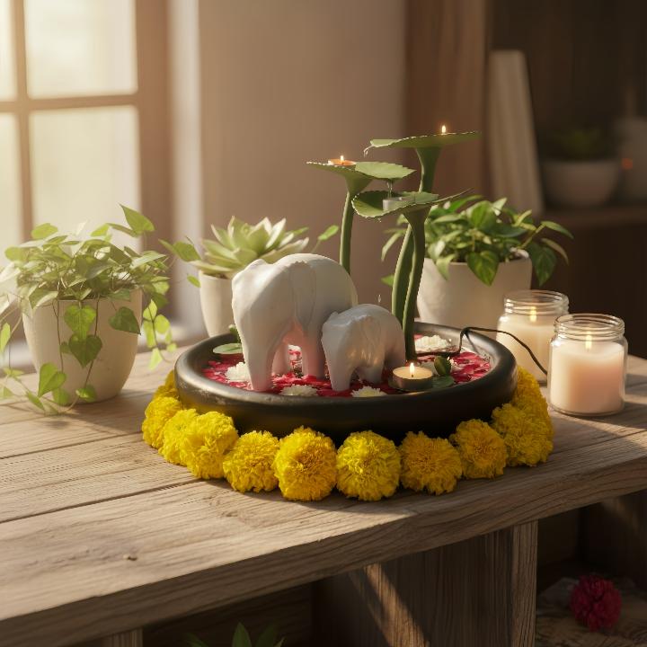 Yaanai Fountain_the GAJADHARAA