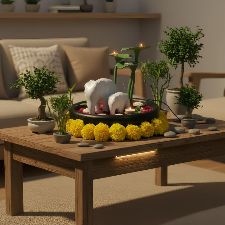 Yaanai Fountain_the GAJADHARAA