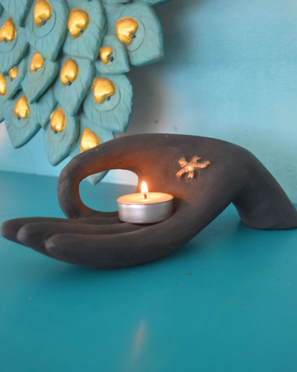 Mudra Tealight Candle Holder
