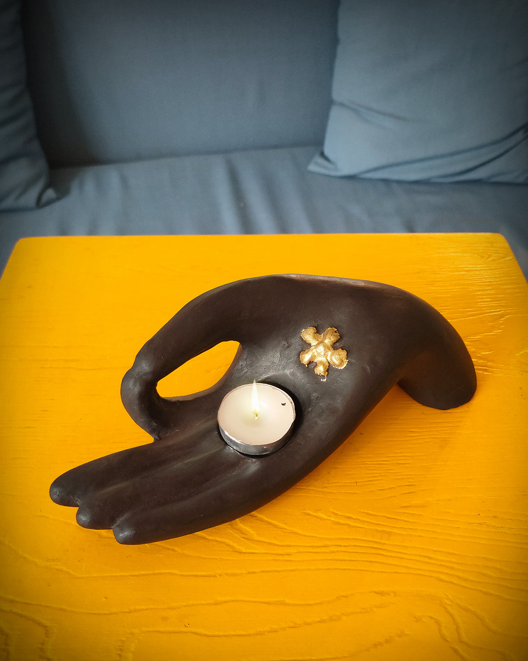 Mudra Tealight Candle Holder